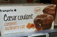 Mängden socker i Coeur coulant