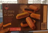 Mängden socker i 12 mini éclairs