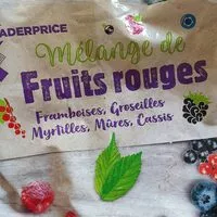 Mängden socker i Melange de fruits rouges surgelés
