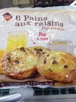 Mängden socker i Pains aux Raisins Surgelé