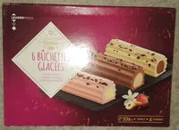 Mängden socker i 6 bûchettes glacées