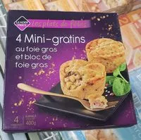 Mängden socker i 4 Mini-gratins au foie gras