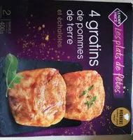Mängden socker i Gratins de pommes de terre et échalotes