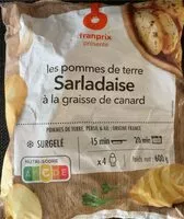 Mängden socker i Pommes de terre Sarladaise