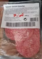 Mängden socker i Salami danois tranché