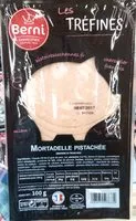 Mängden socker i Mortadelle pur porc pistachée