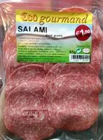 Mängden socker i Salami pur porc