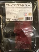 Mängden socker i Viande Des Grisons