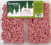 Mängden socker i Allumettes goût fumé Jambon de dinde