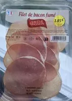 Mängden socker i Filet de bacon fumé