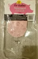 Mängden socker i Saucisson cuit a l ail