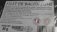 Mängden socker i Filet de bacon fumé