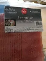 Mängden socker i Pastrami de bœuf fumé
