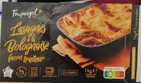 Mängden socker i Lasagnes a la bolognaise façon traiteur