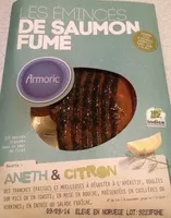 Mängden socker i Emincés de saumon fumé aneth & citron
