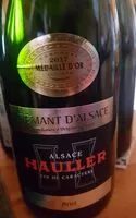Mängden socker i Crémant d'Alsace