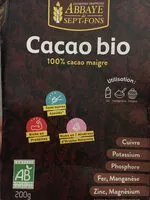 Mängden socker i Cacao bio
