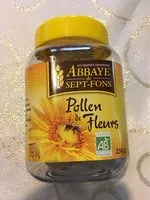Mängden socker i Abbaye De Sept Fons Pollen Bio -