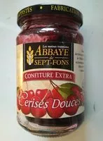 Mängden socker i Confiture extra cerises douces