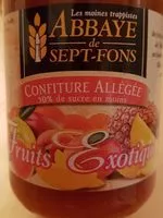 Mängden socker i Confiture allégée Cinq fruits éxotiques