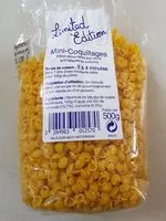 Mängden socker i Mini-coquillages, pâtes aromatisées