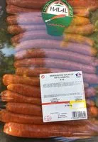 Mängden socker i Merguez de volaille