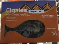 Mängden socker i Cigales raquettes entières crues surgelées