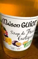 Mängden socker i Sirop de fruits exotiques