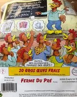 Mängden socker i 20 gros oeufs frais