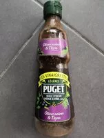 Mängden socker i Vinaigrette olives noires & thym