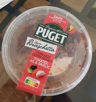 Mängden socker i Concassé olives noires, tomates et basilic