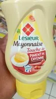 Mängden socker i Mayonnaise Touche de Piment de Cayenne