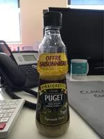 Mängden socker i Vinaigrette légère tapenade verte Puget