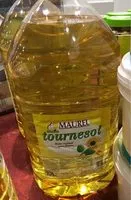 Mängden socker i Huile de tournesol