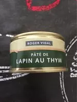 Mängden socker i Paté de lapin au thym