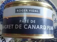 Mängden socker i Pate de Magret de canard fumé