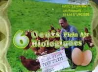 Mängden socker i Oeufs plein air biologiques