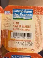 Mängden socker i Flan saveur vanille