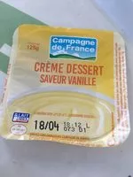 Mängden socker i Crème dessert saveur vanille
