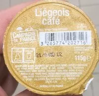 Mängden socker i Liegeois cafe