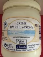 Mängden socker i Crème Fraîche d'Isigny (38% MG)