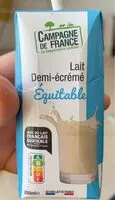 Mängden socker i Lait demi écrémé