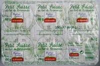 Mängden socker i Petit Suisse au lait de Normandie
