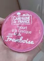 Mängden socker i Yaourt a la grecque sur lit de framboise