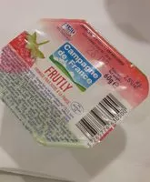 Mängden socker i Frutly Fromage frais sucré à la fraise