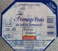 Mängden socker i Fromage frais au lait de Normandie