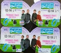 Mängden socker i Fromage frais onctueux 0%