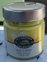 Mängden socker i Moutarde douce d'Alsace