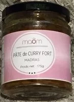 Mängden socker i Pâte de curry fort