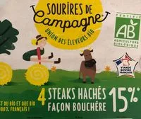 Mängden socker i 4 steack hachés façon